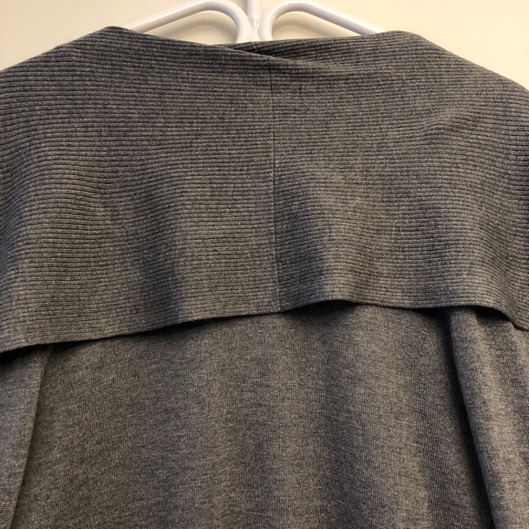 T. Babaton Grey Silk and Cashmere Open Cardigan, Size S - Picture 5 of 13